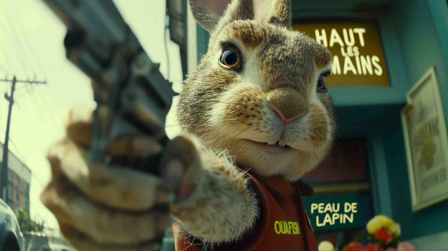 Haut les mains peau de Lapin Jacques M.