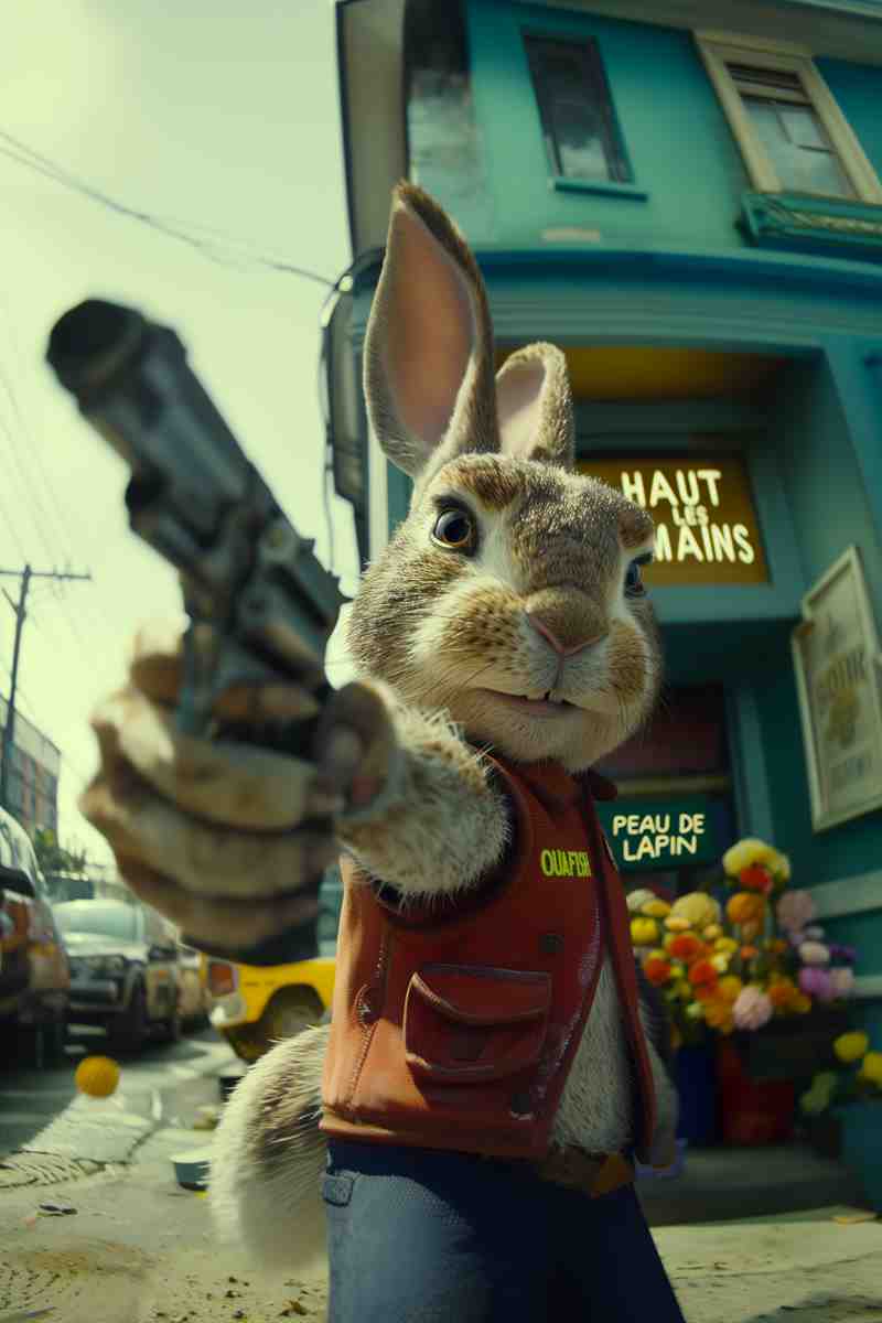 Haut les mains peau de Lapin Jacques M.