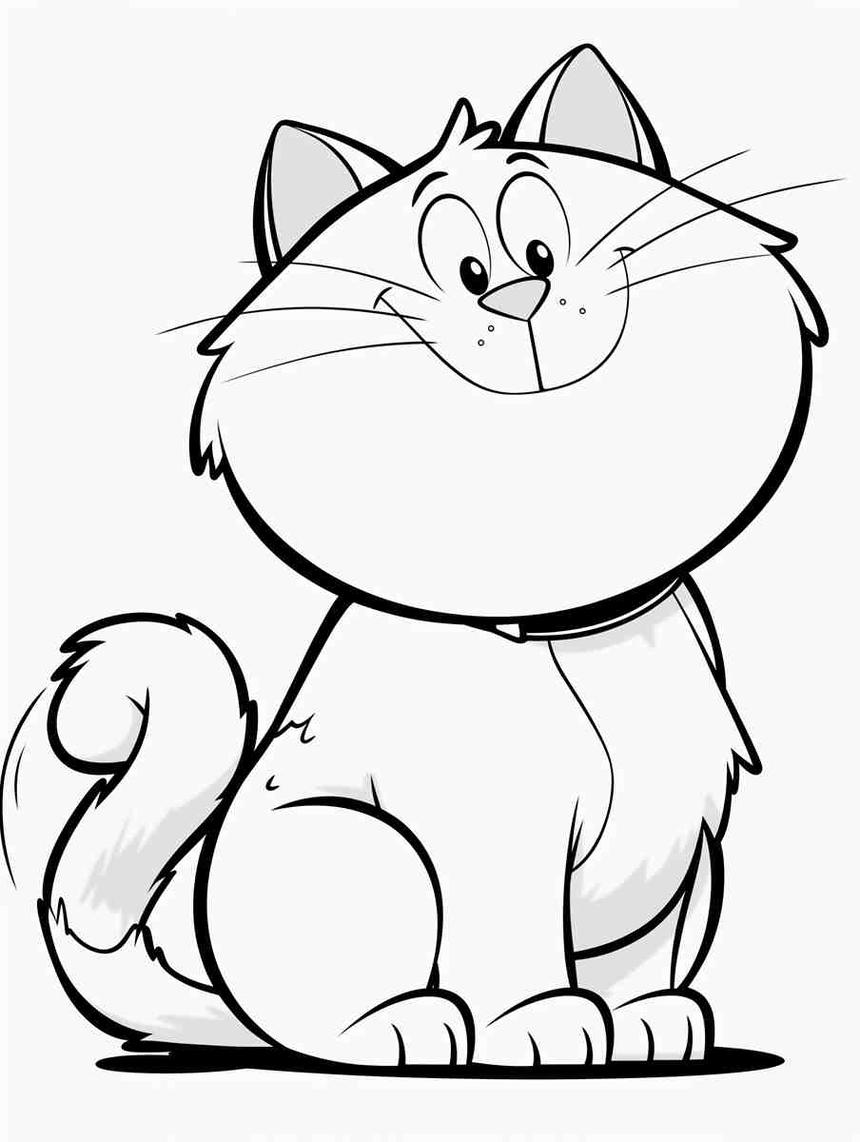 Le Chat Malicieux — œuvre d'art animalier humoristique Ouafish