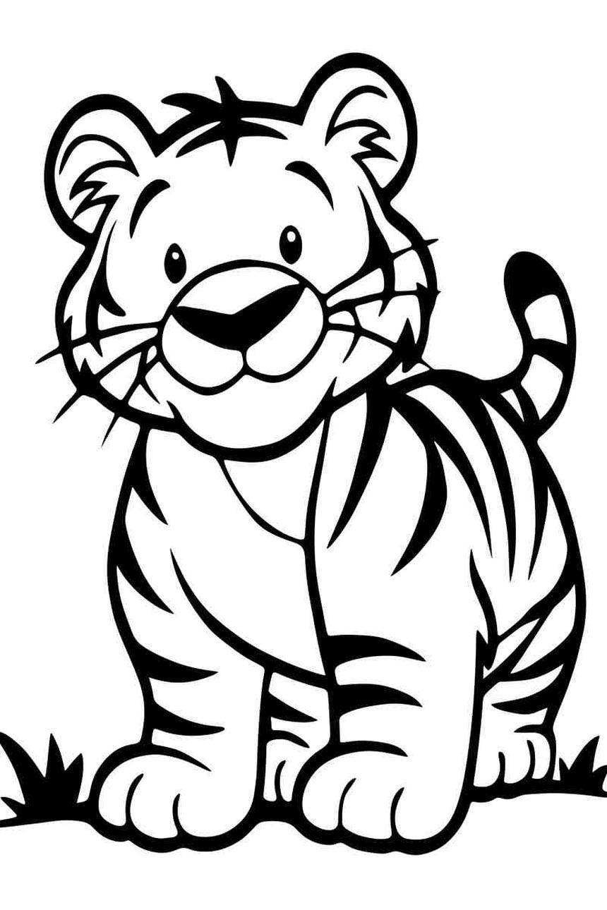 Tigrou — œuvre d'art animalier humoristique Ouafish