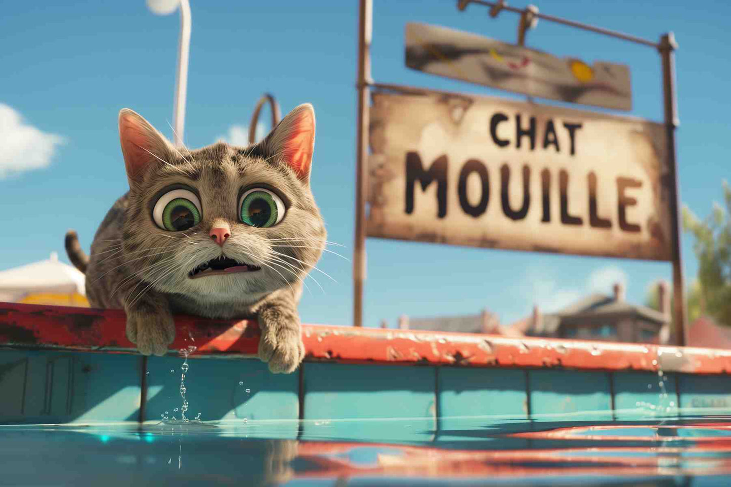 Chat Mouille Chafouin