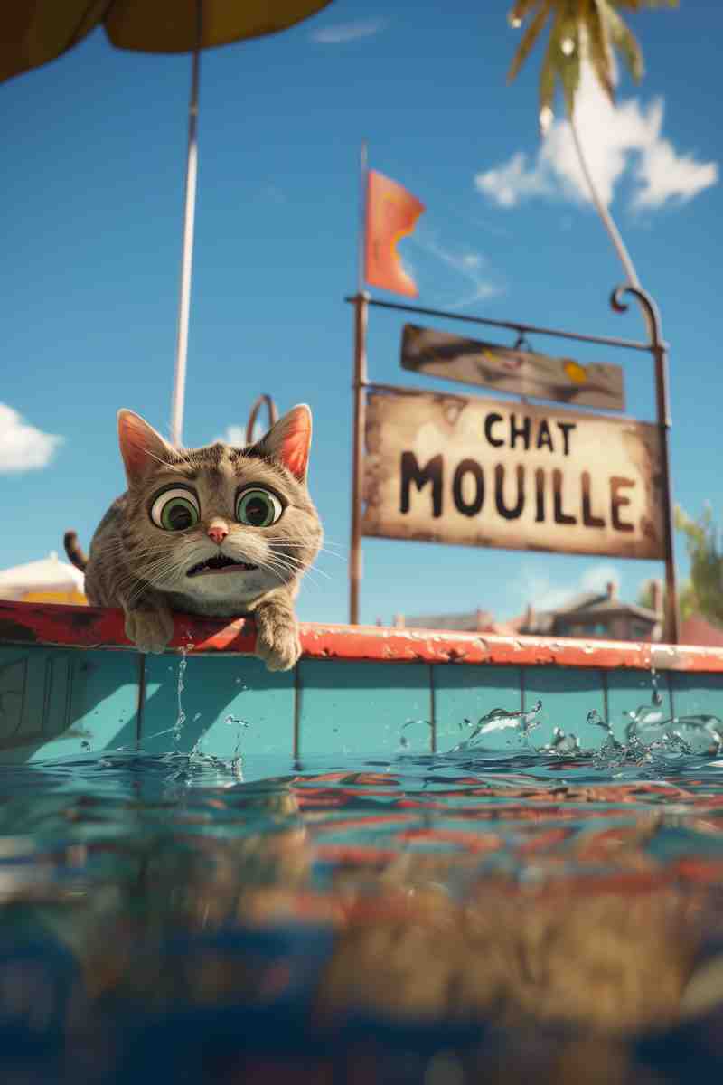 Chat Mouille Chafouin