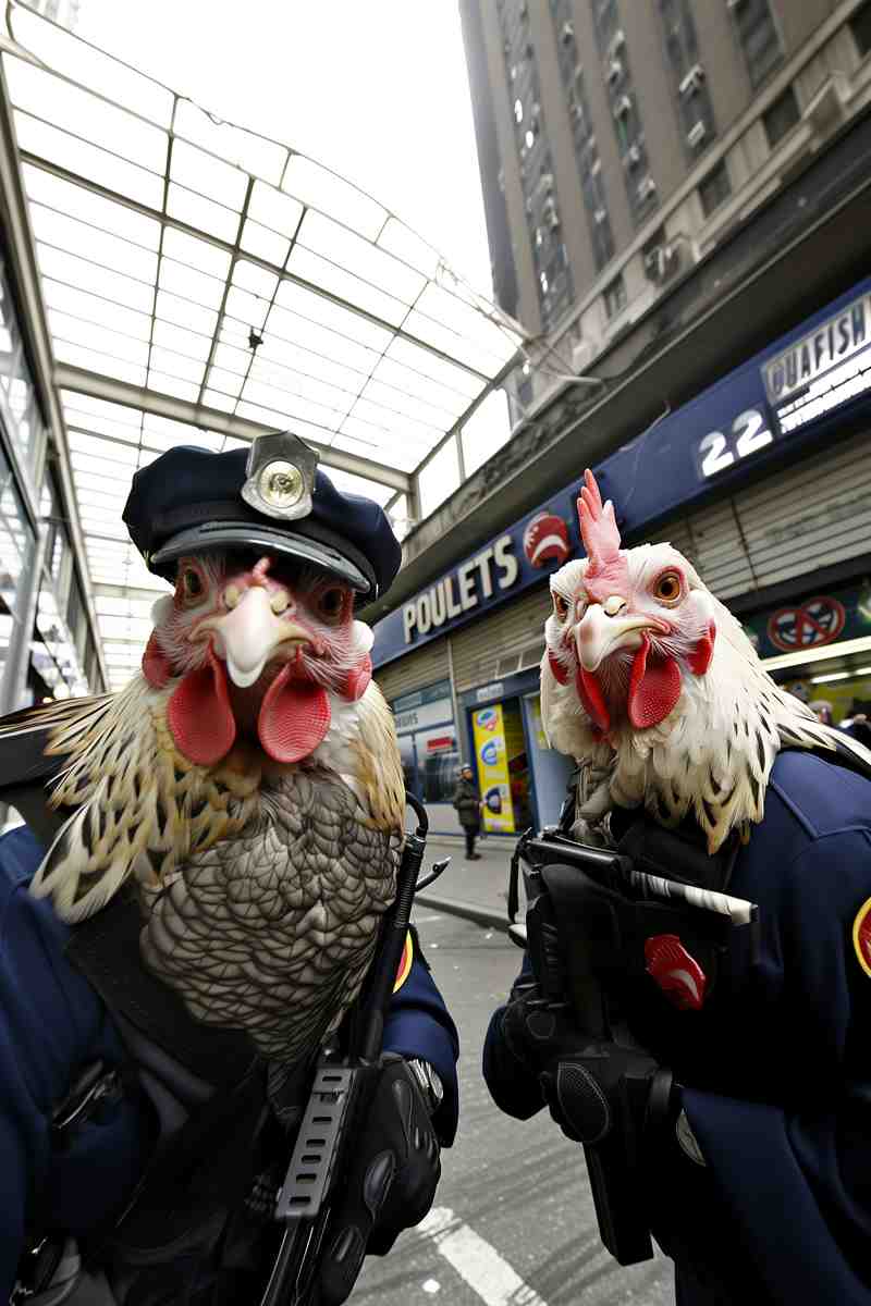 Les Poulets Frites